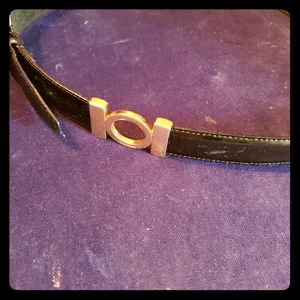 Salvatore Ferragamo black Belt